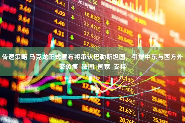 传速策略 马克龙正式宣布将承认巴勒斯坦国，引爆中东与西方外交裂痕_法国_国家_支持