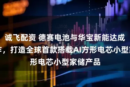 诚飞配资 德赛电池与华宝新能达成战略合作，打造全球首款搭载AI方形电芯小型家储产品